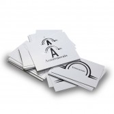 Silver Stamping Business Cards