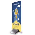 Gráfica Pegasus + Peana Aluminio 70x200