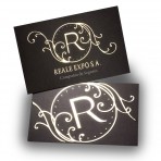 Gold Stamping Business cards double sided