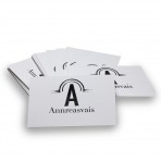 Silver Stamping Business cards single sided