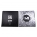 Silver Stamping Postcard double sided